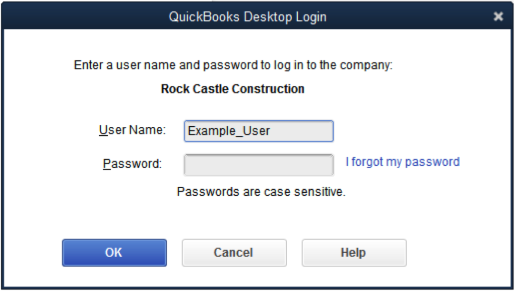 Reset user password