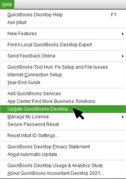 Update QuickBooks Desktop Software
