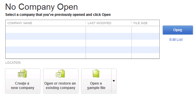 Infographics showing the No Company Open