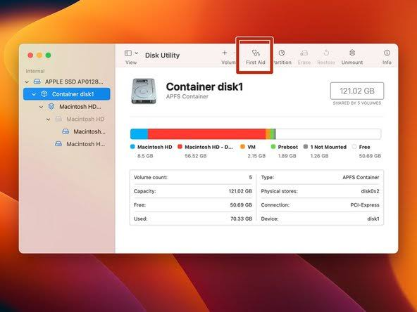 Infographics showing the Check Your Mac's Storage process.