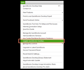 Image showing Update QuickBooks Desktop